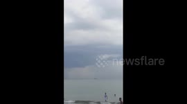 Indonesia: Multiple Waterspouts Spotted Off Pagatan Coast In South Kalimantan
