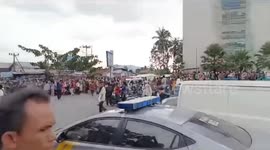 A hospital in West Sumatra, Indonesia, exploded, causing panic and resulting in injuries