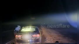 Arkansas state trooper rescues elderly driver stranded in car on freezing night