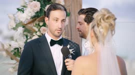 Husband's heartfelt vows include emotional letter to bride's late father, bringing wedding guests to tears