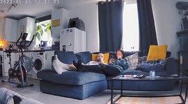 Couple startled after 'ghost' moves candle across table