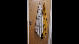 Stuck in the bathroom while a ghost is rattling the door! I open it, no one there, then I hear running footsteps!