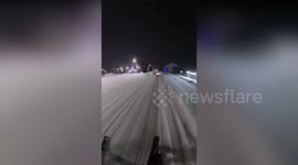 Police Seize Snowboarders Over Car Stunt in Zhetikara, Kazakhstan