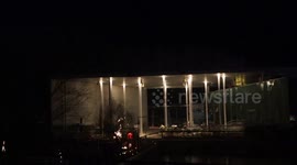 Artists Perform Ironcraft Flowers in Zaozhuang, China