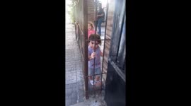 Little Hands Line Up For Kisses