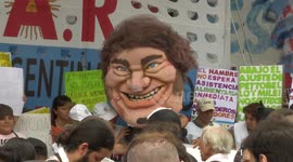 Day of protest against the government of Milei in Buenos Aires, Argentina