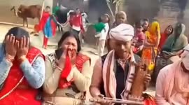 Emotional moment A delhi Man, Who went missing 22 years ago, returns to mother as a monk