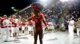 Technical Rehearsal Of Viradouro Samba School in Rio de Janeiro