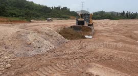 como usar Correctamente un Tractor Caterpillar corte de Pila.