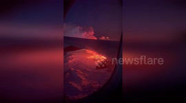 Breathtaking Video of Grindavik Volcano Eruption in Iceland