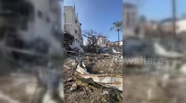 Gaza City Left In Ruins