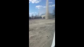 DUPLICATE Dust devil hits Latvia