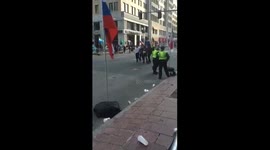 War veteran helped along at Boston marathon