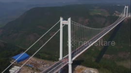 架在云海之上！云南亚洲第一大桥通车