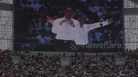 Grand campaign for presidential candidates Anies Baswedan and Muhaimin Iskandar ahead of the presidential election in Indonesia