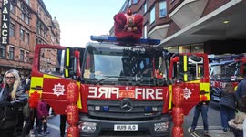 The dragon stored in the Fire Station in Shaftesbury Avenue gets a chance to be seen by the public