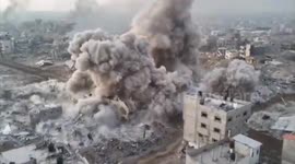 Israel Blows Up Khan Younis Neighbourhood