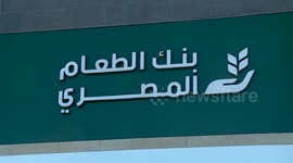 Egyptian Food Bank provides new batch of food aid to Gaza