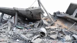 Locals inspect damage as Israel launch deadly strikes on Gaza's Rafah