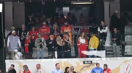 Stars at Super Bowl LVIII in Las Vegas, NV, USA