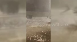 Hail Storm Sweeps UAE's Al Ain City