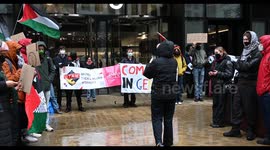 URAW, United Tech and Allied Worker, Compolicit In Genicide, Google, Palestine, Israel, London, United Kingdom