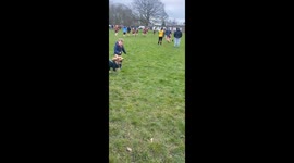 Cockapoo Power Walk: 4-Year-Old Gets a Surprise Lesson in Dog Walking!