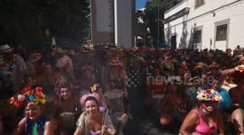 Street Carnival in Rio de Janeiro with Vem Ca Minha Flor block