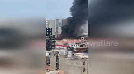 Massive Explosion in Chemical Supplies Warehouse Injures Three Firefighters in Lima, Peru