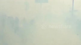 Police fire tear gas bombs on protesting farmers seeking better prices for their crops