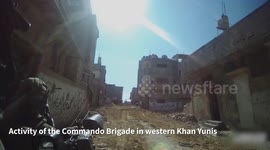 IDF Commando Unit Engages in Fierce Combat in Hamas Stronghold in Gaza