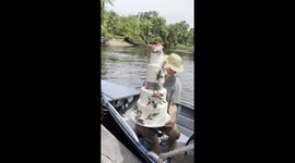 Delivering A Large Cake