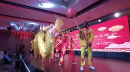Young Namibian dancers master Chinese dragon and lion dances