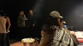 Kazna Asker is a British-Yemeni showcases presentation at London Fashion Week, UK