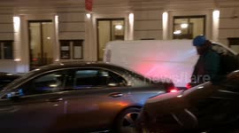 Bafta after party causes chaos in the road