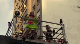 People at the Block party 