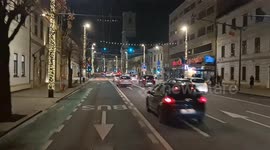 Ride on public transport through Cluj-Napoca, Romania
