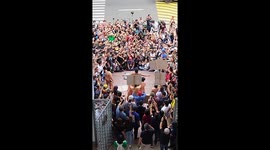 Students stage naked protest in annual tradition to oppose constitutional change