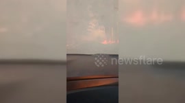 Wildfires Force Evacuations In Traiguen, Chile