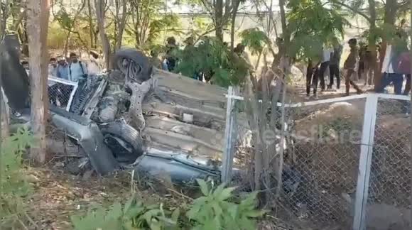 A person has died and 4 others injured when a speeding car lost control ...