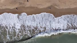 Tourists Enjoying Beach of Nanao Island in Shantou, China