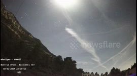 Dazzling Meteor Shower Lights Up Night Sky Above Albacete, Spain