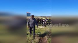 Elderly Man Rescued After Being Trapped in Quicksand Near Military Base in San Fernando, Spain