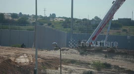 Egyptian army builds a third wall on the border with the Gaza Strip