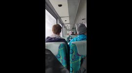 Water Breaks Through Windows During Catamaran Excursion