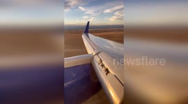 United Airlines Flight Makes Emergency Landing in Denver, USA After Wing Damage Discovered