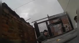 Female Drug Dealer Commands Dog to Attack Police During Arrest in Middlesbrough, UK