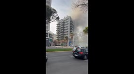 Incendio en Valencia