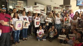 The victims relatives lead a ceremony 12 years after the accident in Buenos Aires, Argentina