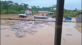 Residents Forced to Flee as Floods Damage Homes in Madre de Dios, Peru